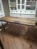Industriële biels eettafel