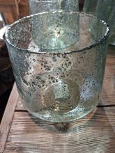 Windlicht / vaas bubbelglas Talis M